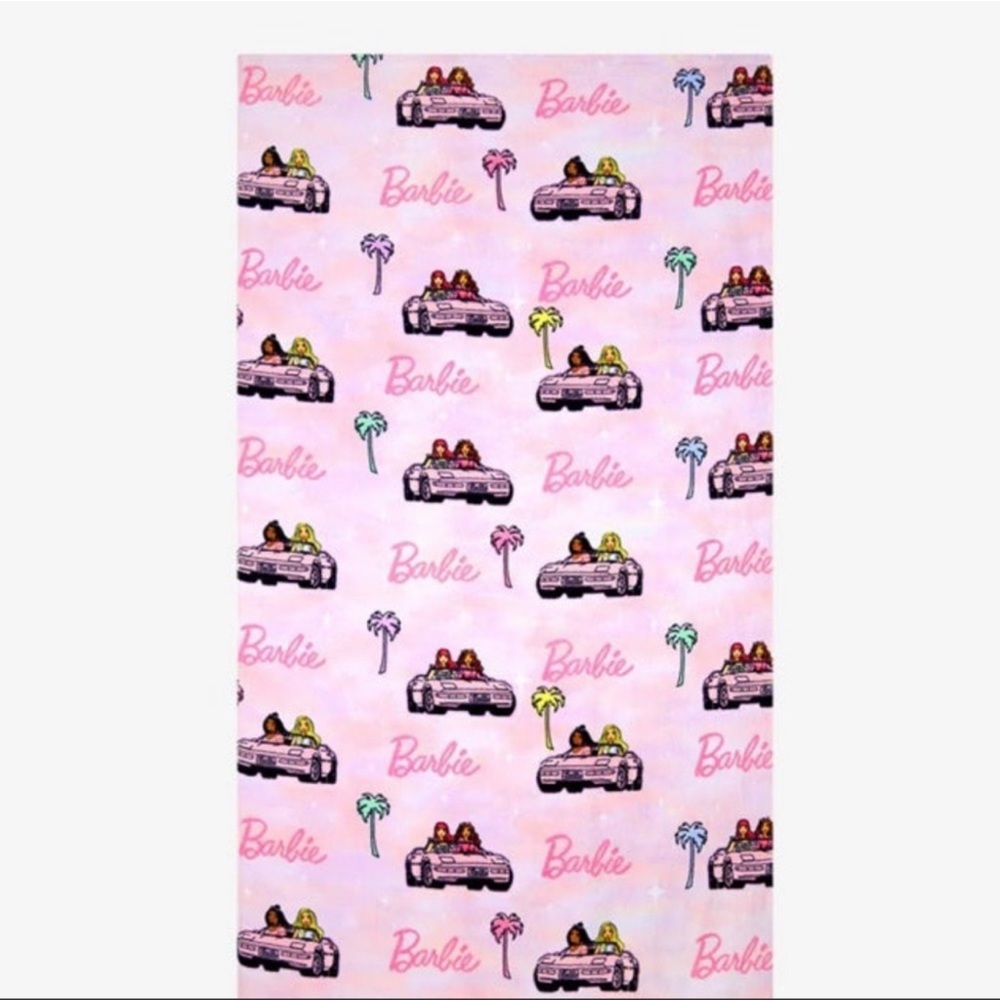 Posh peanut Cruisin Barbie beach towel! Nwt